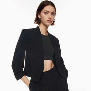EUC Babaton Power Waist Blazer Size 0 Black